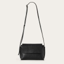 Ashley Bag S, black lizard
