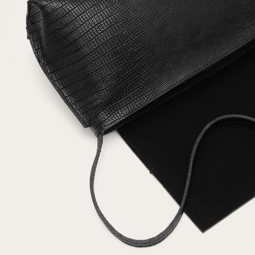 Ashley Bag S, black lizard | Balagan Studio