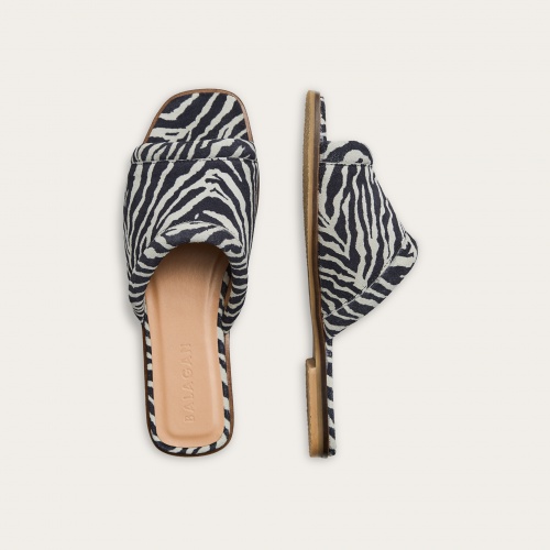 Karit Slides, zebra velvet