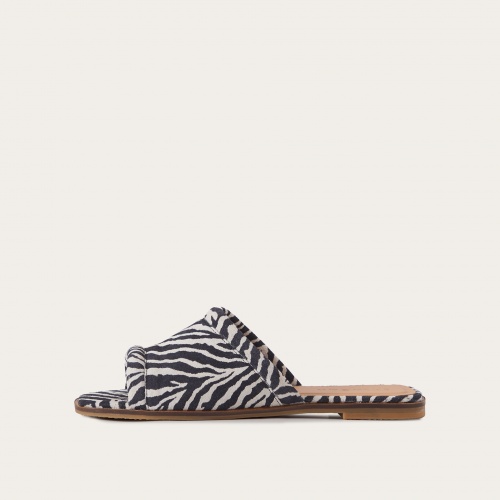 Karit klapki, zebra welur | Balagan Studio