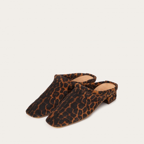 Clementine slides, pattern velvet | Balagan Studio