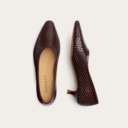 Basel Pumps, glossy bordo| Balagan Studio