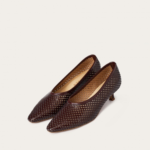 Basel Pumps, glossy bordo| Balagan Studio