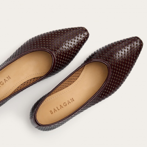 Basel Pumps, glossy bordo| Balagan Studio
