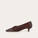 Basel Pumps, glossy bordo
