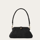 Rofe Vintage Bag M, black lizard