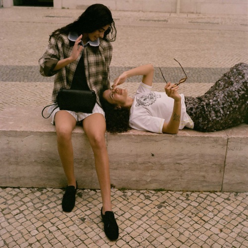 Bowling Flats, black velvet | Balagan Studio