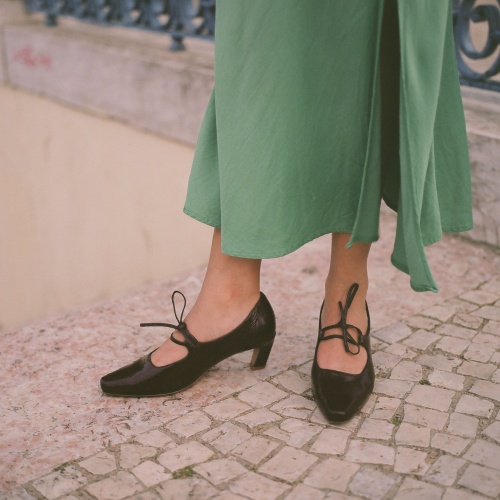 Din Heels, glossy black | Balagan Studio