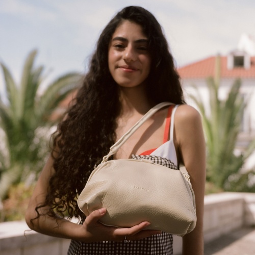 Hug bag torebka M, śmietankowy | Balagan Studio