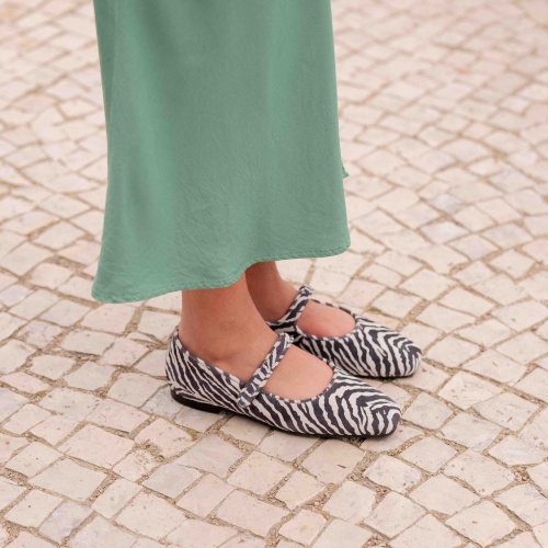 Pass Ballerina, zebra velvet | Balagan Studio
