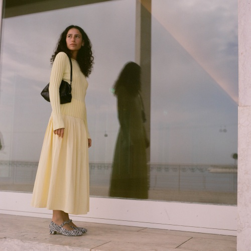 Dora Low Heels, zebra velvet | Balagan Studio