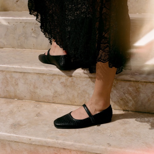 Pass Ballerina, black lizard | Balagan Studio