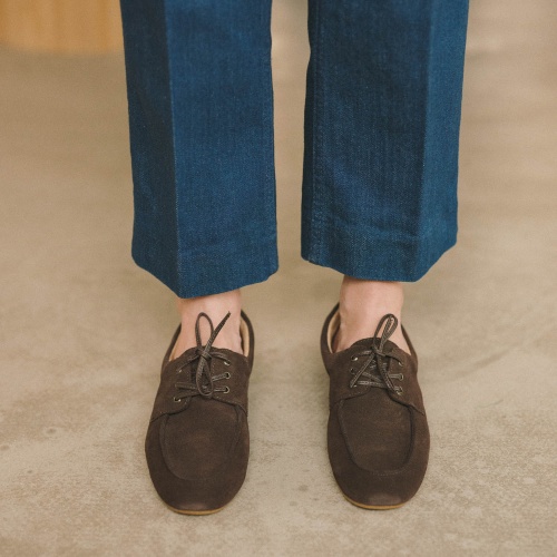 Captain Flats, dark chocolate velvet | Balagan Studio