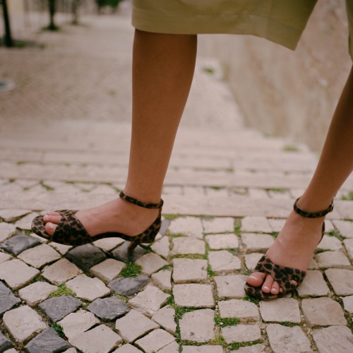 Shosh Sandals, pattern velvet| Balagan Studio