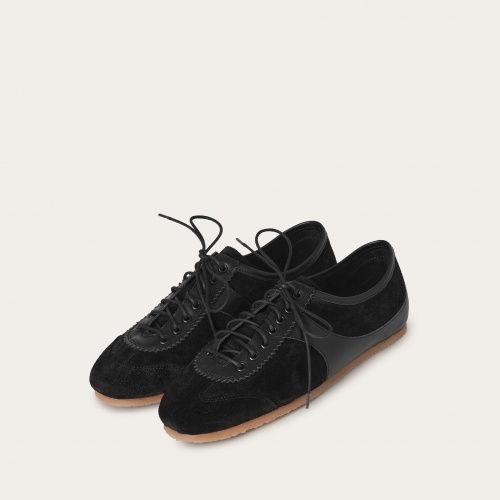 Milano sneakersy, czarny welur | Balagan Studio