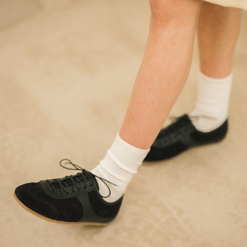 Milano Sneakers, black velvet | Balagan Studio