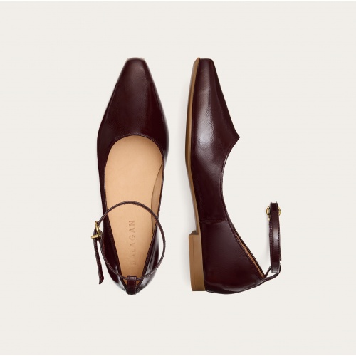 Bijoux Baleriny, bordowy połysk| Balagan Studio