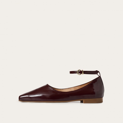 Bijoux Baleriny, bordowy połysk| Balagan Studio