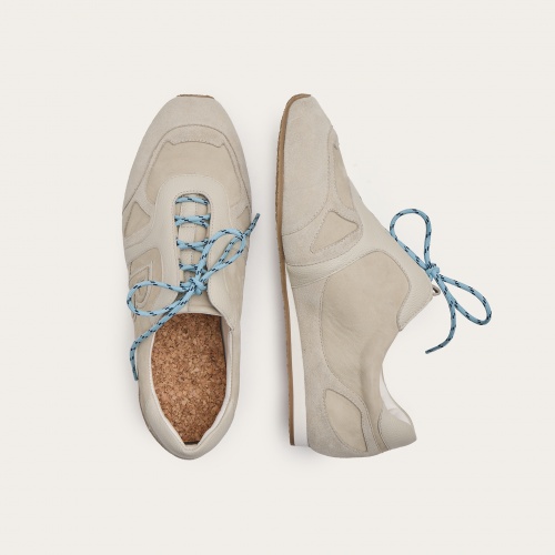 B No.1 sneakersy, jasny nubuk | Balagan Studio