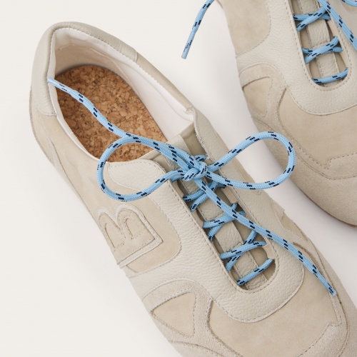 B No.1 sneakersy, jasny nubuk | Balagan Studio