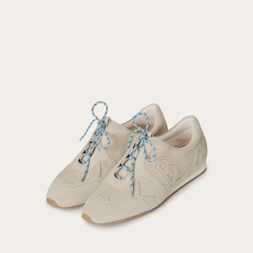 B No.1 sneakersy, jasny nubuk | Balagan Studio