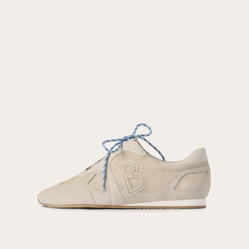B No.1 sneakersy, jasny nubuk | Balagan Studio