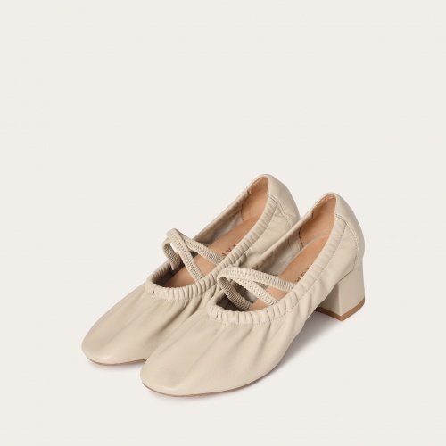Charms Heels, beige | Balagan Studio