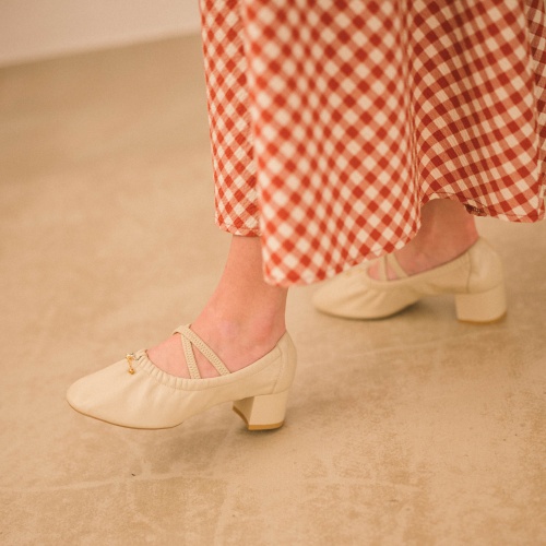 Charms Heels, beige | Balagan Studio