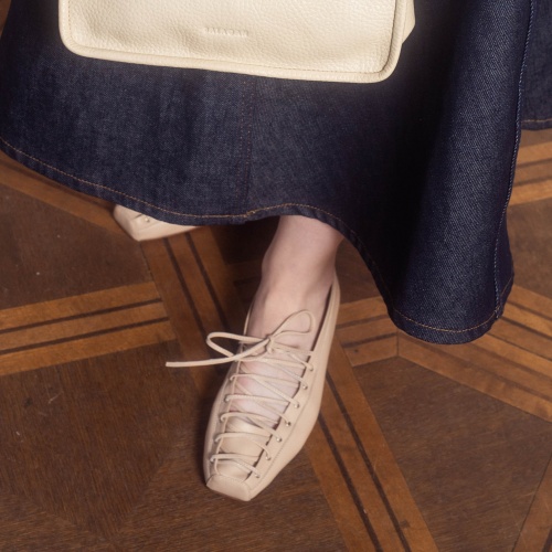 Cleo baleriny, beżowy | Balagan Studio