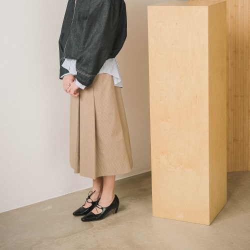 Din czółenka, czarny połysk | Balagan Studio