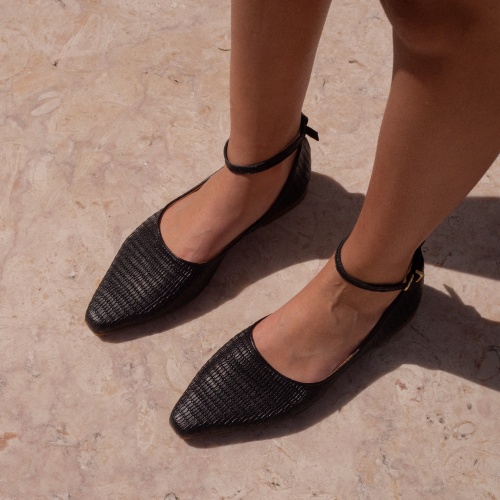Bijoux Ballerina, black lizard | Balagan Studio