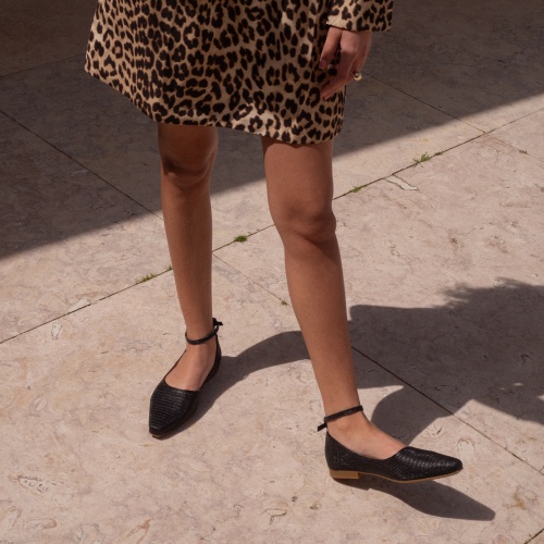 Bijoux Ballerina, black lizard | Balagan Studio