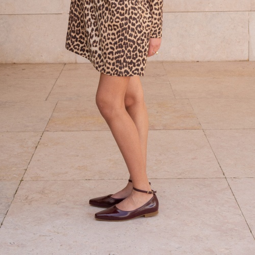 Bijoux Ballerina, burgundy gloss | Balagan Studio