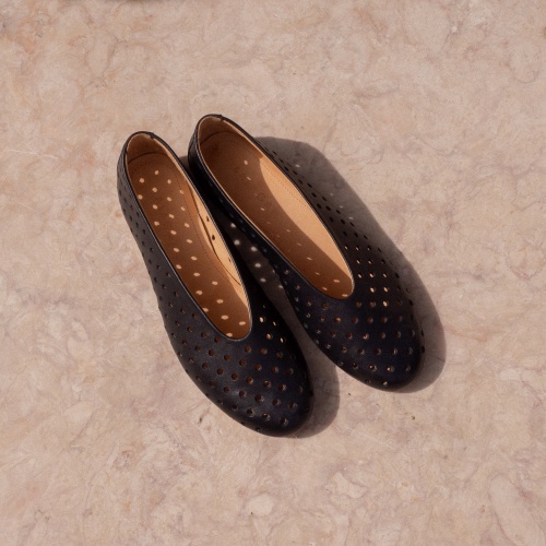 Opera Ballerina, black openwork pattern| Balagan Studio