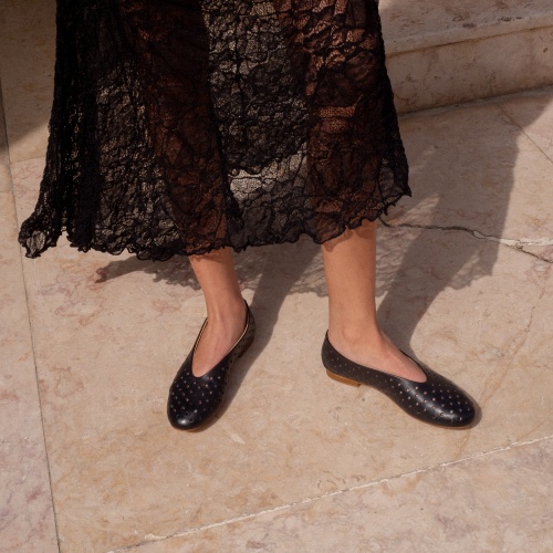 Opera Ballerina, black openwork pattern| Balagan Studio
