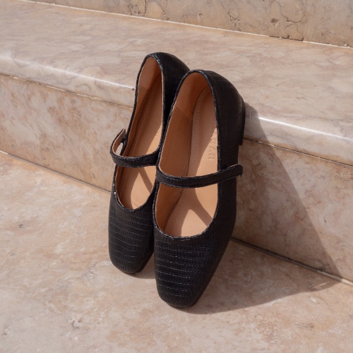 Pass Ballerina, black lizard | Balagan Studio