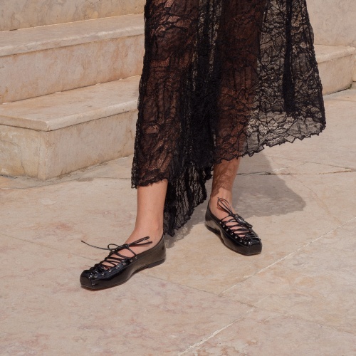 Cleo Ballerina, glossy black| Balagan Studio