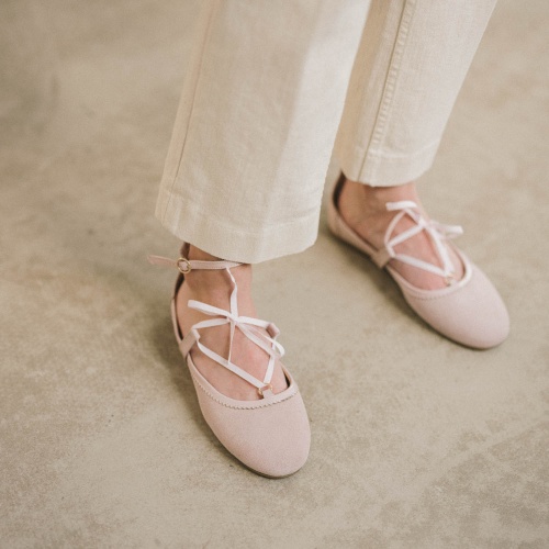 Princessa Ballerina, light pink velvet| Balagan Studio