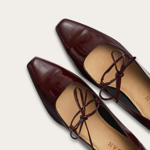 Din Heels, glossy bordo | Balagan Studio
