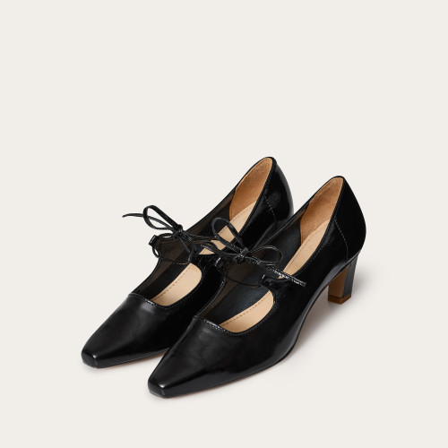 Din Heels, glossy black | Balagan Studio