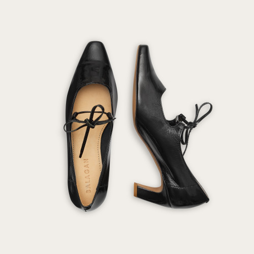 Din Heels, glossy black | Balagan Studio