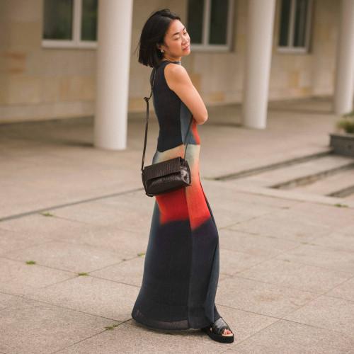 Sheikh Sandals, black croco | Balagan Studio