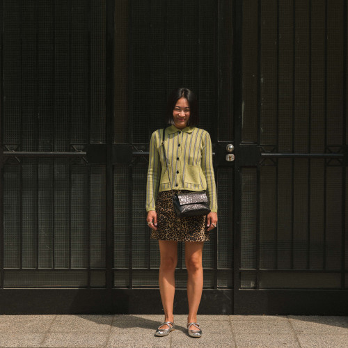 Ashley Bag S, black croco | Balagan Studio