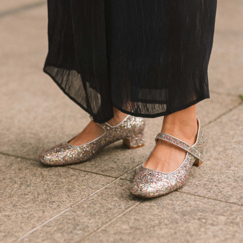 Dora Low Heels, confetti | Balagan Studio