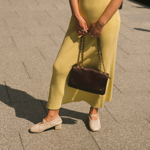 Gabrielle torebka M, ciemny brąz | Balagan Studio