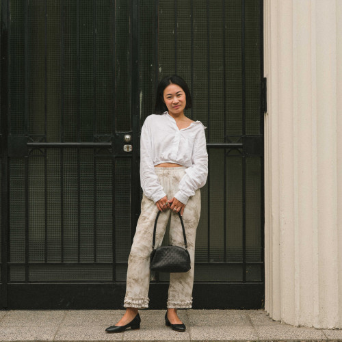 Hug Bag M, matte black braid | Balagan Studio