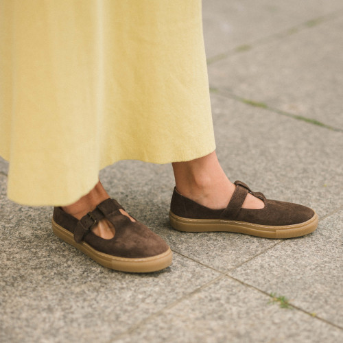 Sababa Sneakers, coffee velvet | Balagan Studio