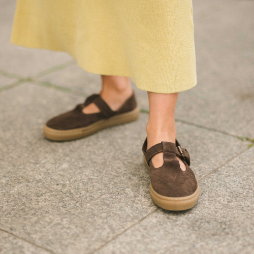 Sababa Sneakers, coffee velvet | Balagan Studio
