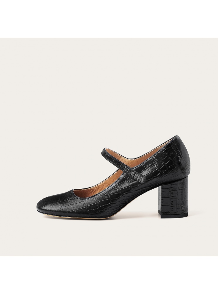 Dora High Heels, black croce | Balagan Studio