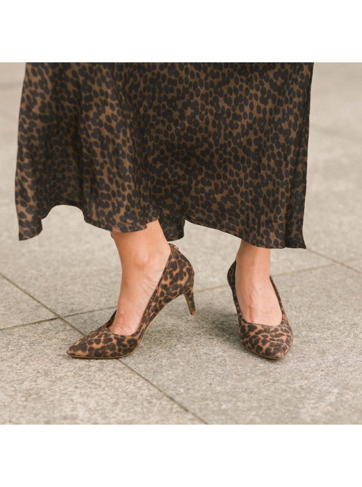 Sica szpilki, cętki welur | Balagan Studio